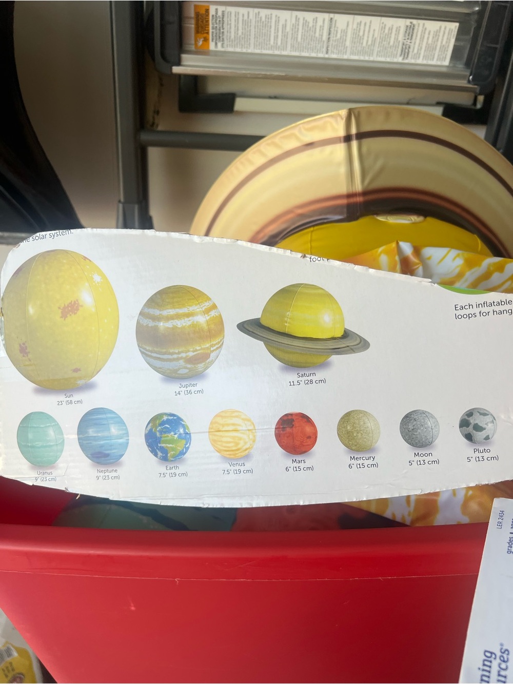 Solar System Inflatable Planet Set - Yellow Sun